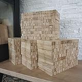 30 kg Eiche Anmachholz – Sehr sauber und trocken – Perfektes Anfeuerholz für eine gemütliche Raumwärme - Ideales Zubehör um B