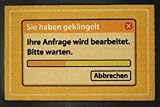 Fussmatte Sie haben geklinget Ihre Anfrage wird bearbeitet ! Fußmatte Schmutzmatte Türabstreifer Türmatte Fußab