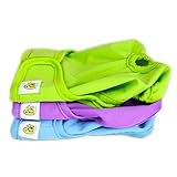 PET MAGASIN Wiederverwendbare Hundewindeln [3er Packung] Hygienische Hundewindeln, hoch absorbierend, Maschinenwaschbar & Umweltfreundlich (Solide, L)