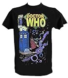 UZ Design T Shirt Dr Who Tardis Herren Kinder Doktor TV Serien Tshirt, Herren - XL