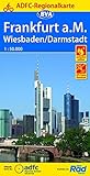 ADFC-Regionalkarte Frankfurt a. M. Wiesbaden/Darmstadt, 1:50.000, reiß- und wetterfest, GPS-Tracks Download (ADFC-Regionalkarte 1:50000)
