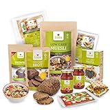 Lizza Low Carb Starter Pack | Bis zu 94% weniger Kohlenhydrate | Keto-, Atkins- & Diabetikerfreundlich | Bio. Glutenfrei. Vegan. | Pizza, Toast Brötchen, Brot, Pasta, Brownies & Müsli (36 Portionen)
