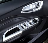 für Kuga 2013-2018 Silber Matt Interieur Türverkleidungen Dekor 4 Stück ABS