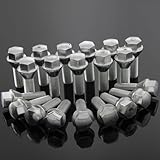 20 Radschrauben Radbolzen M14x1,5 28mm Kegelbund Volkswagen VW Golf 5-Loch 3 4 5 6 7 Variant Passat Scirocco Jetta Polo // Audi A1 A2 A3 A4 A5 A6 A7 A8 100 200 // Seat Leon Ibiza Toledo Altea Exeo Alhambra // Skoda Fabia Octavia Oktavia Superb Yeti Roomster Alufelgen mit Keg