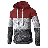NNGOTD Pullover Herren ohne Bund Sweatshirt Herren orange Herren Pullover Slim fit xs Herren Sweatshirt mit reißverschluss Mantel Herren Winter XXXL Jacke Herren Leder Look