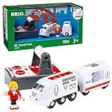 BRIO World 33510 IR Express Reisezug – Elektrische Lokomotive mit Fernsteuerung – Zubehör für die BRIO World – Kleinkindspielzeug empfohlen ab 3 J
