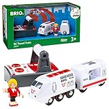 BRIO World 33510 IR Express Reisezug – Elektrische Lokomotive mit Fernsteuerung – Zubehör für die BRIO World – Kleinkindspielzeug empfohlen ab 3 J