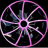 Premium Radkappen PINK Line-zweischichtig lackiert, 4 Stück, Art.Q, Neu (15 Zoll)