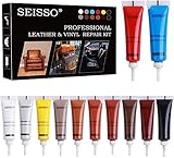 SEISSO Leder Reparatur Set, Lederreparatur Creme, Lederreparatur Set Sofa, Lederbalsam, Lederreparatur Füller Für Auto, Sofa, Jacke, Geldbörse, Gürtel, Leder Mantel, Leder Kunstleder Reparatur S