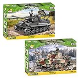 Bundles Brickcomplete COBI 2er Set, 2538 PzKpfw VI Tiger AUSF. E & 2540 PZKFW VI AUSF.B Königstig