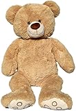 Wagner 9025 - Riesen XXL Teddybär 100 cm groß in hell-braun - Plüschbär Kuschelbär Teddy B