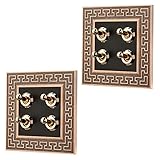 Lichtschaltersticker 3D Geprägte Kunst Metall Panel Küche Retro Wand Messing Toggle Home Power Switch Steckdose Geschenk (Color : Brass, Size : 4 * 2)
