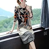 PangTuZiYin Jacquard Strickpullover Kleid Frauen 2021 Herbst Winter Oansatz Langarm Knielanger Unterteil Kleidung Hohe Q