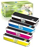 970XL/971XL Druckerpatrone Kompatibel mit HP 970XL 971XL Druckerpatronen Ersatz für HP Officejet Pro X476dw X451dw X551dw X576dw Patronen (1 Schwarz, 1 Cyan, 1 Magenta, 1 Gelb)