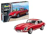 Revell RV07668 7668 Jaguar E-Type (Coupé) originalgetreuer Modellbausatz für Einsteiger, unlack