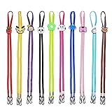 Fauean Maskenverlängerungsgurt Maskenhalter Verstellbare Lanyard Halterung Maskenverlängerungshaken zum Verlängern von Masken, Schnallenband für Erwachsene und Kinder,Tier-Cartoon-S