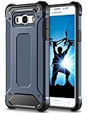Coolden Samsung Galaxy J5 2016 Hülle, Premium Outdoor Stoßfest Schutzhülle Tough Silikon Bumper Militärstandard Handyhülle für Samsung Galaxy J5 DUOS 2016,B