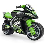 INJUSA - Laufrad Kawasaki Winner XL Nicht-Elektrisch, mit offizieller empfohlener Markenlizenz für Kinder + 3 Jahre mit breiten Rädern und Trageg