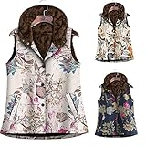 ZYYM Weste Damen Outdoor Kapuzen Weste äRmellos Fleeceweste Teddyfell Warm Fellweste Damen Kunstfell Jacke Teddyfleece Fellweste Winter Casual Kapuzenjacke Elegante Cardigan äRmellose Mantel Park