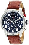 Tommy Hilfiger Watches Herren-Armbanduhr Analog Quarz Leder 1791066