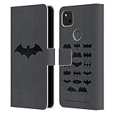 Head Case Designs Offizielle Batman DC Comics Hush Logos Leder Brieftaschen Handyhülle Hülle Huelle kompatibel mit Google Pixel 4
