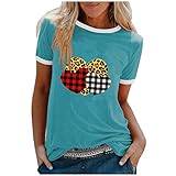 t-Shirts Damen Damen Ladies Contrast Raglan Tee t-Shirt Trauzeugin Kleid t-Shirt Erwachsene Unisex Rippshirt Damen Langarm(#220303-A19 Damen Tunika, M)
