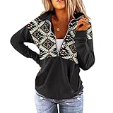 HHOP soxxcs Damenbekleidung Langarm Damen Sport juretro Tasche Oberteile Damen elegant Damen Pullover frühling Tshirt Damen Jogging Jacke Damen Pullover D