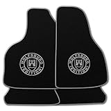Autoteppich-Stylers GmbH Passform Fußmatten aus Nadelfilz Schwarz mit Druck Wolfsburg Edition Q100-WOB-502_VW_013