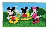 Micky Maus Wunderhaus Maus getanzt - Minnie Maus - Kinder Teppich Kinderteppich mit Micky Mouse und Minnie Mouse / Kinderspielteppich / Kinderteppich / Wandteppich /Micky Maus und Minnie Maus / Wunderhouse / Wunderhaus / Dieser wunderschöne und Kinderteppich mit Micky ist in der Größe 80 x 140 cm und 170 x 100 cm erhältlich (100 x 170 cm)