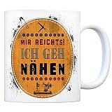 trendaffe - Kaffeebecher mit Spruch: Mir reicht's! Ich GEH
