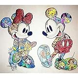 Tomicy Diamond Painting Full Set,Mouse Diamond Painting,5D DIY Diamantmalerei,Komplettes Kreuzstich-Set, Diamant Painting Kinder Arts Craft für Home Wand-Decor,30cm*40