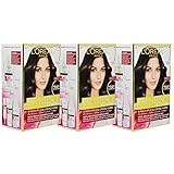 3x L'Oreal Haarfarbe Excellence Cream - (3x192ml) (3 - Dunkel Braun)