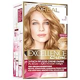 L'Oréal Paris Excellence Creme Coloration, 8 - Blond, Haarfarb