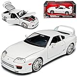 Toyota Supra Weiss Brian´s Paul Walker The Fast and The Furious 1/24 Jada Modell Auto mit individiuellem Wunschk