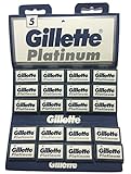 100 Gillẹtte Platinum Rasierkling