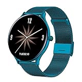 MIBYUZST Smartwatches, Herren und Damen Fashion Uhren, Multifunktionale Sportuhren, Herzfrequenz-Schlafüberwachung, geeignet für Android IOS, IP67 wasserdicht (Blau)