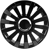 Albrecht Auto-Zubehör 49234 Radkappen für Stahlfelgen, Radzierblenden, schwarz, 14 Zoll, Set of 4