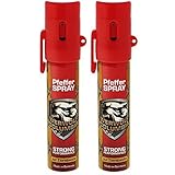 2X Werwolf Columbia Pfefferspray - Made in Germany - hochdosiertes (2 Mio Scoville) und effektives Verteidigungsspray - herausragende Reichweite von 1,5 Meter und 3m B