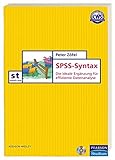 Einführung in die SPSS-Syntax: Die ideale Ergänzung für effiziente Datenanalyse (Pearson Studium - Scientific Tools)