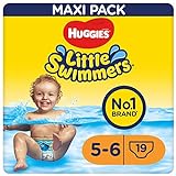 Huggies Little Swimmers Schwimmwindeln Gr.5/6 (12 - 18 kg), 1 Packung mit 19 Stück