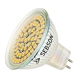 SEBSON 10x LED Lampe GU5.3 / MR16 warmweiß 3.5W, ersetzt 30W Glühlampe, 280 Lumen, 12V DC, Leuchtmittel 110°, 10er Pack