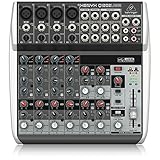 Behringer Q1202USB Xenyx Premium 12 Kanal 2-Bus Mixer mit Mic Preamps/Kompressoren/British EQs Und USB/Audio I