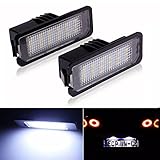 LITTOU KOLOME Led Luce Targa Misura per Golf 4 5 6 GTi MK4 MK5 New Beetle Passat Saloo/Sedan/CC Polo Phaeton Scirocco 2 PZ