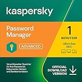 Kaspersky Password Manager | 1 Benutzerkonto | Jährliches Abo | Windows/Mac/Android/iOS | Aktivierungscode per E