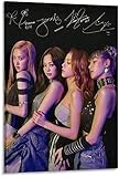 Blackpink Poster Blackpink 5 Poster Dekorative Malerei Leinwand Wandkunst Wohnzimmer Poster Schlafzimmer Malerei 08x12inch (20x30cm)