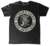 Gas Monkey Garage T-Shirt Blood Sweat and Beers Black-XXXXL