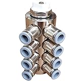 Jollytherm 10113 Aquaheat Verteiler 8-fach für Doppelrohr Warmwasser Fußbodenheizung