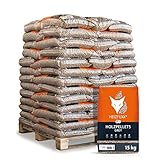 HEIZFUXX Holzpellets Grey Heizpellets Nadelholz Wood Pellet Öko Energie Heizung Kessel Sackware 6mm 15kg x 65 Sack 975kg / 1 Palette Palig