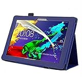 Lobwerk Hülle für Lenovo Tab 2 A10-70F 10.1 Zoll Schutzhülle Etui Tablet Tasche Smart Cover A10-70L (Blau)