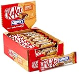 NESTLÉ KITKAT CHUNKY Peanut Butter Schokoriegel, Knusper-Riegel mit Erdnusscreme & knuspriger Waffel, 24er Pack (24 x 42g)